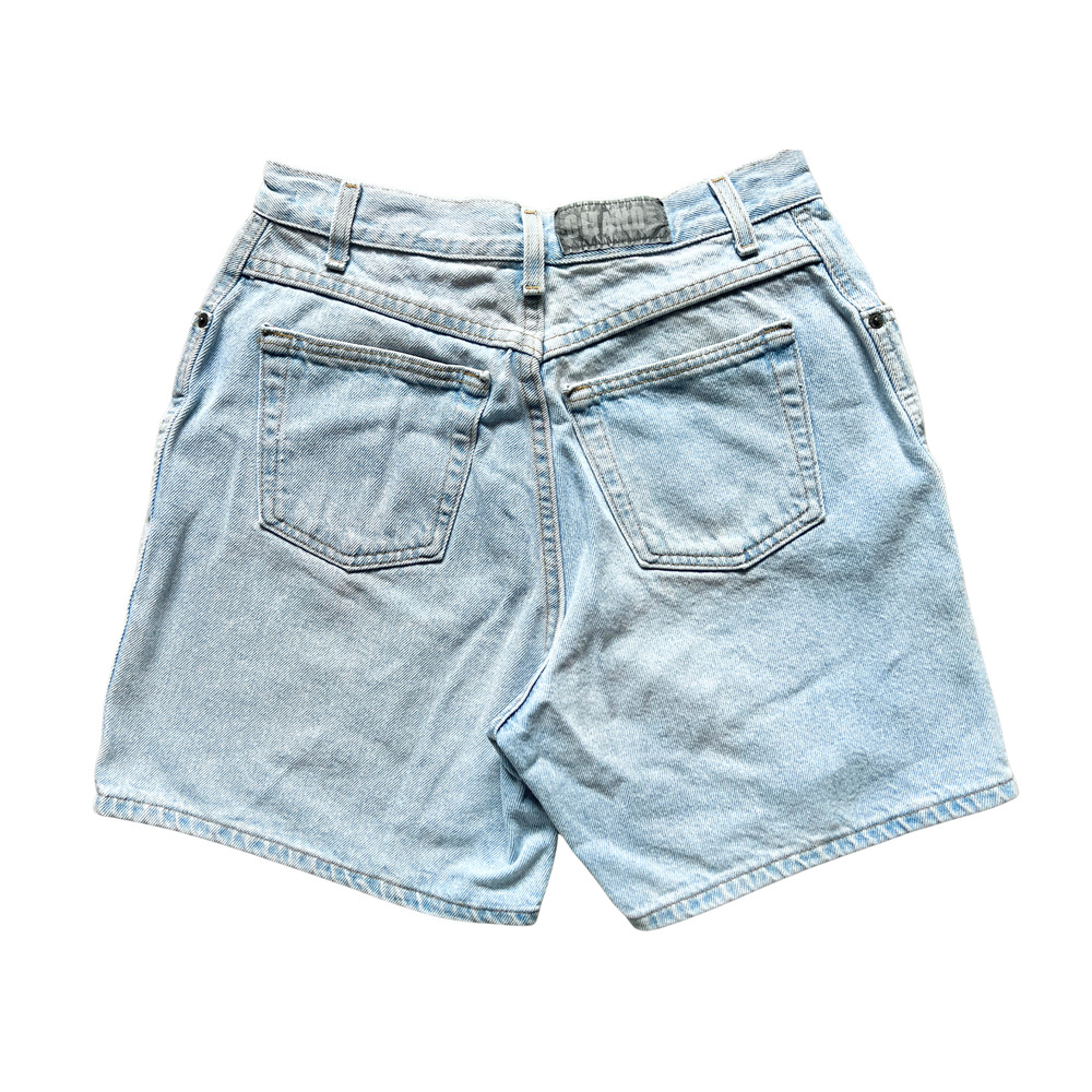 Vtg 90s Gitano Denim Shorts 10 High Waisted Light Wash Festival Indie Classic
